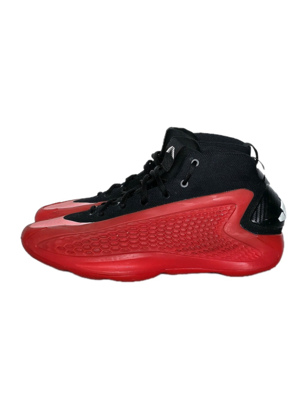 adidas AE 1 Pure Ruby Georgia Bulldogs Men Sz 8 Black Red Basketball Shoes IG666 - Picture 2 of 9